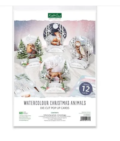 Watercolour Christmas Animals